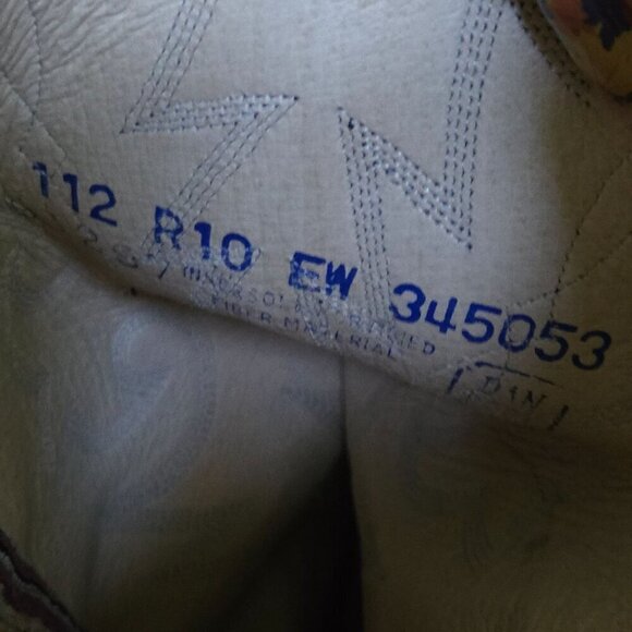 Dan Post Milwaukee Dark Cherry Burgundy Leather Embroidered Cowboy Boots Size 10 - Picture 9 of 9